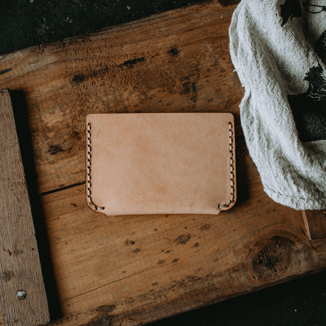 The Bare Bones Wallet - Natural