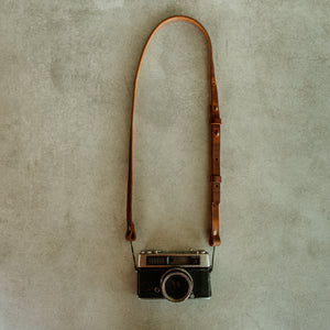 leather camera strap