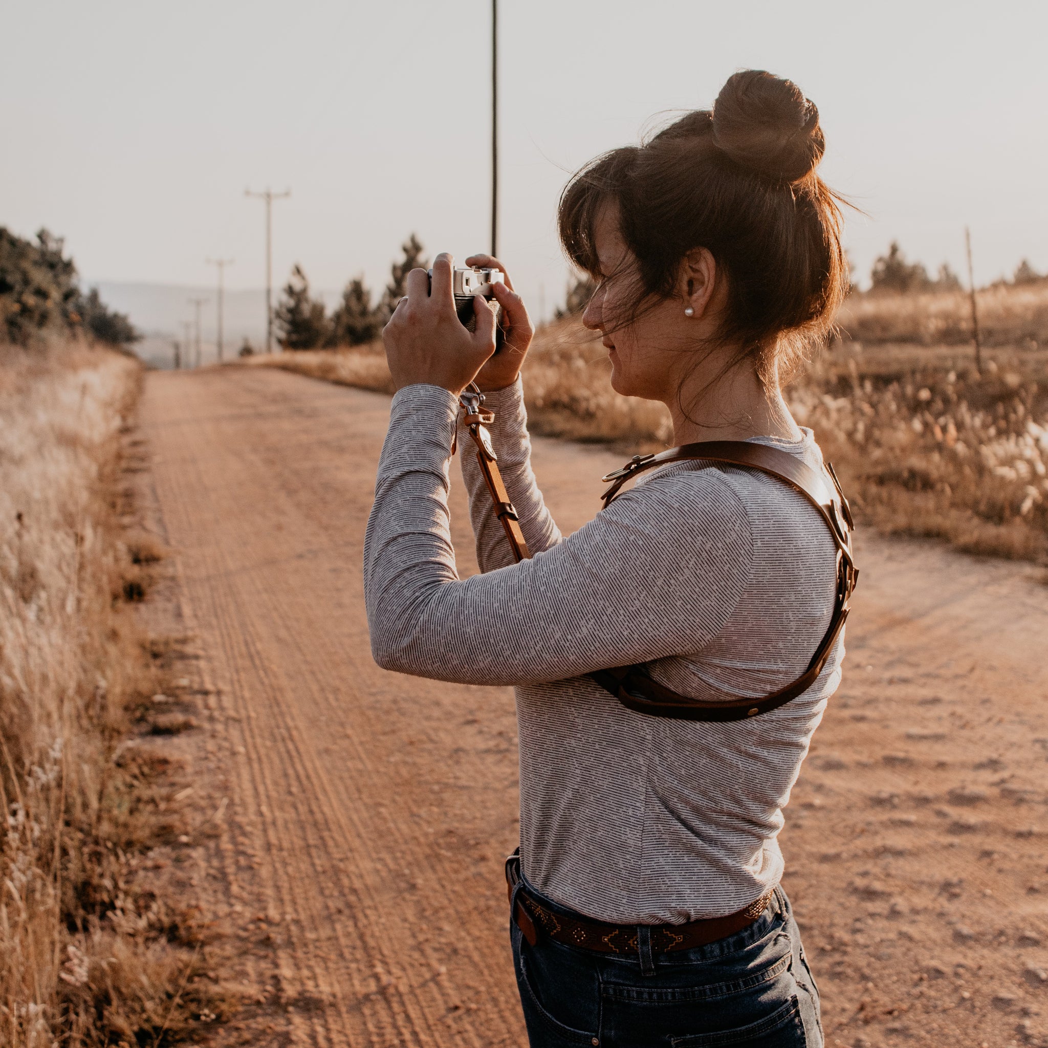 The Wilder Dual Camera Harness - Amber