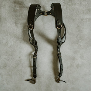 The Wilder Dual Camera Harness - Black