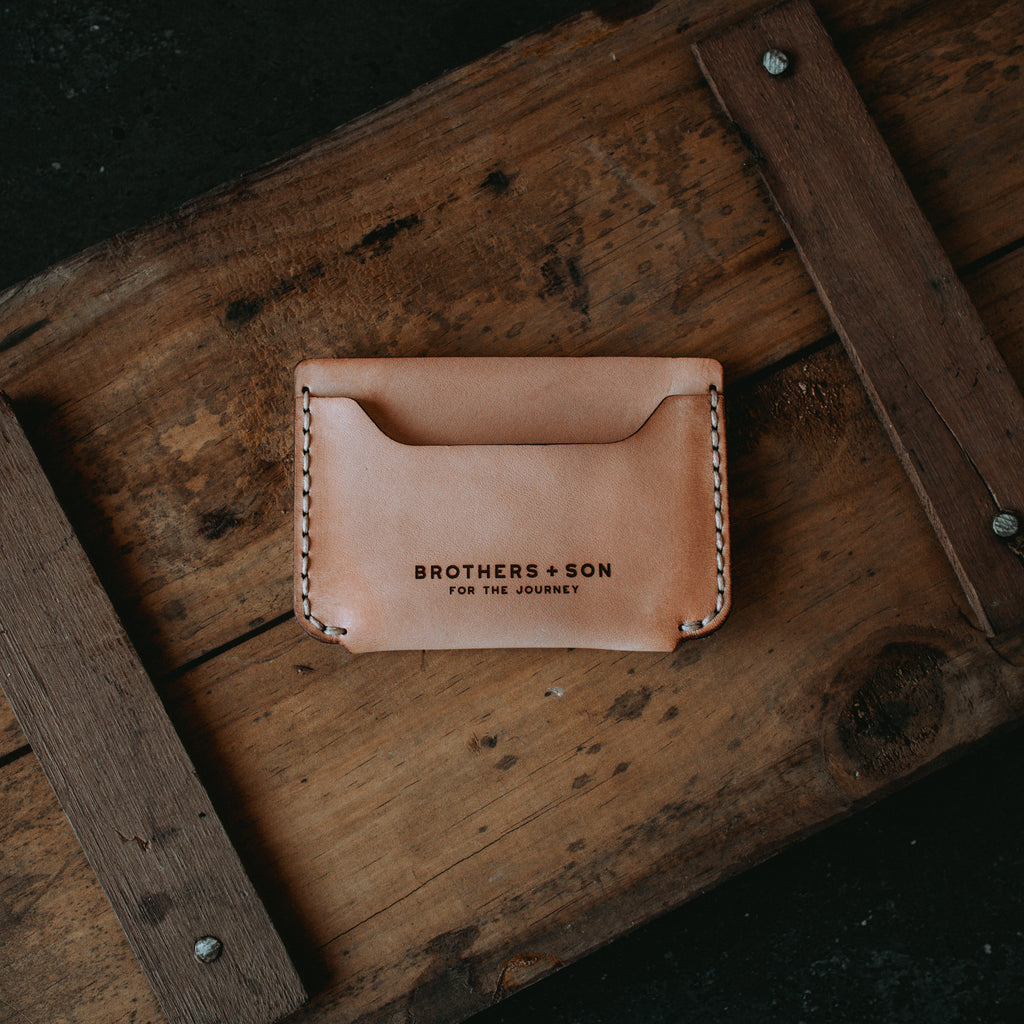 The Bare Bones Wallet - Natural