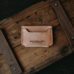 The Bare Bones Wallet - Natural