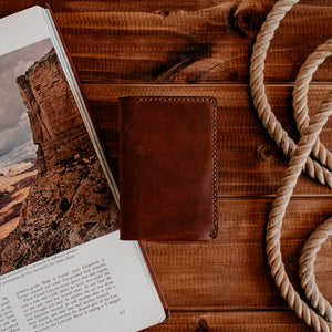 The Vertical Wallet - Amber